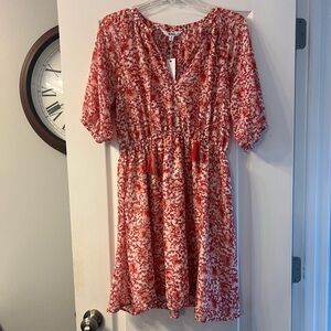 NWT BB Dakota Steve Madden v neck dress size M